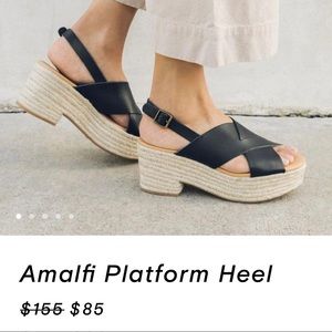 NWOT- Soludos Amalfi Platform Heels
